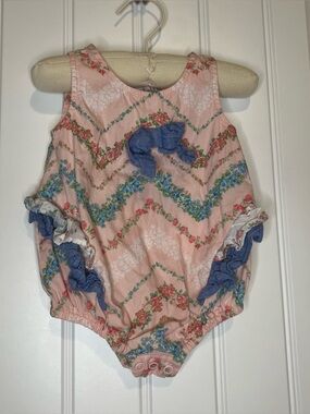 Pink & Blue Romper